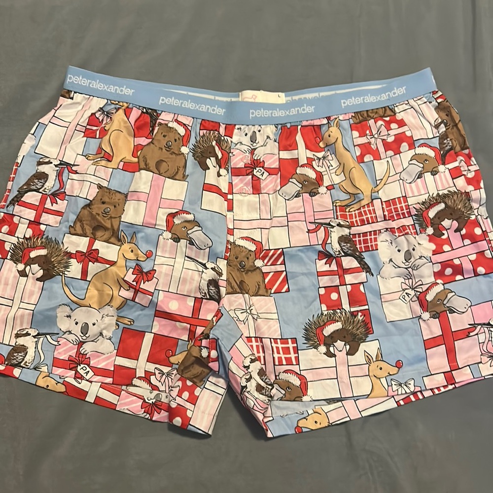 Peter Alexander Holiday Animal Sleep Shorts
